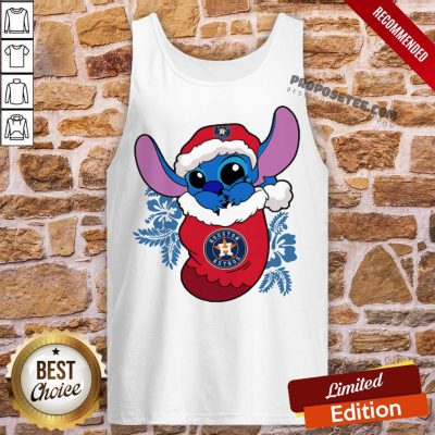 Awesome Houston Astros Christmas Stitch In The Sock Funny Disney Mlb Tank Top-Design By Proposetees.com