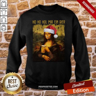 Ho Ho Hol Mir Ein Bier Christmas Sweater Sweatshirt-Design By Proposetees.com
