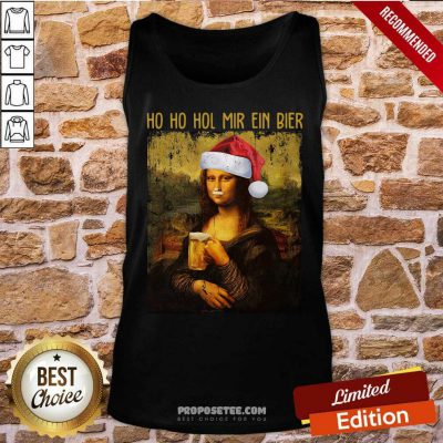 Ho Ho Hol Mir Ein Bier Christmas Sweater Tank Top-Design By Proposetees.com