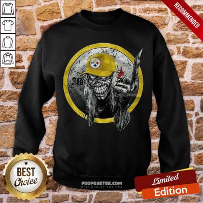 Good Iron Maiden Fuck Pittsburgh Steelers 2020 Sweatshirt-Design By Proposetees.com