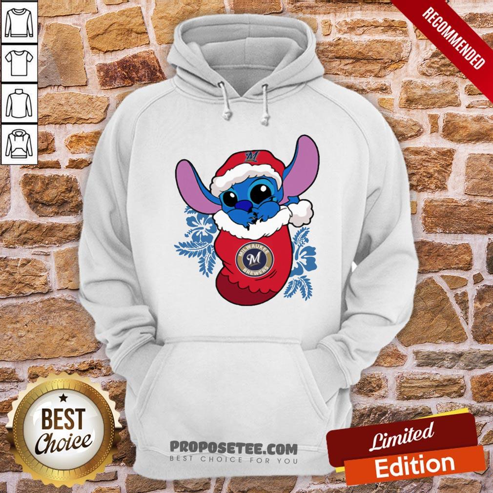 Good Milwaukee Brewers Christmas Stitch In The Sock Funny Disney Mlb Hoodie-Design By Proposetees.com Good Milwaukee Brewers Christmas Stitch In The Sock Funny Disney Mlb Hoodie-Design By Proposetees.com