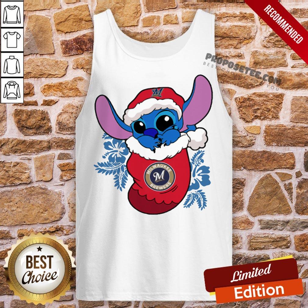 Good Milwaukee Brewers Christmas Stitch In The Sock Funny Disney Mlb Tank Top-Design By Proposetees.com Good Milwaukee Brewers Christmas Stitch In The Sock Funny Disney Mlb Tank Top-Design By Proposetees.com
