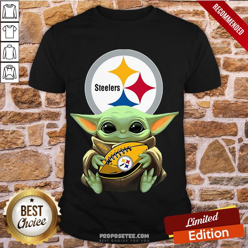 Hot Baby Yoda Pittsburgh Steelers Shirt-Design By Proposetees.com