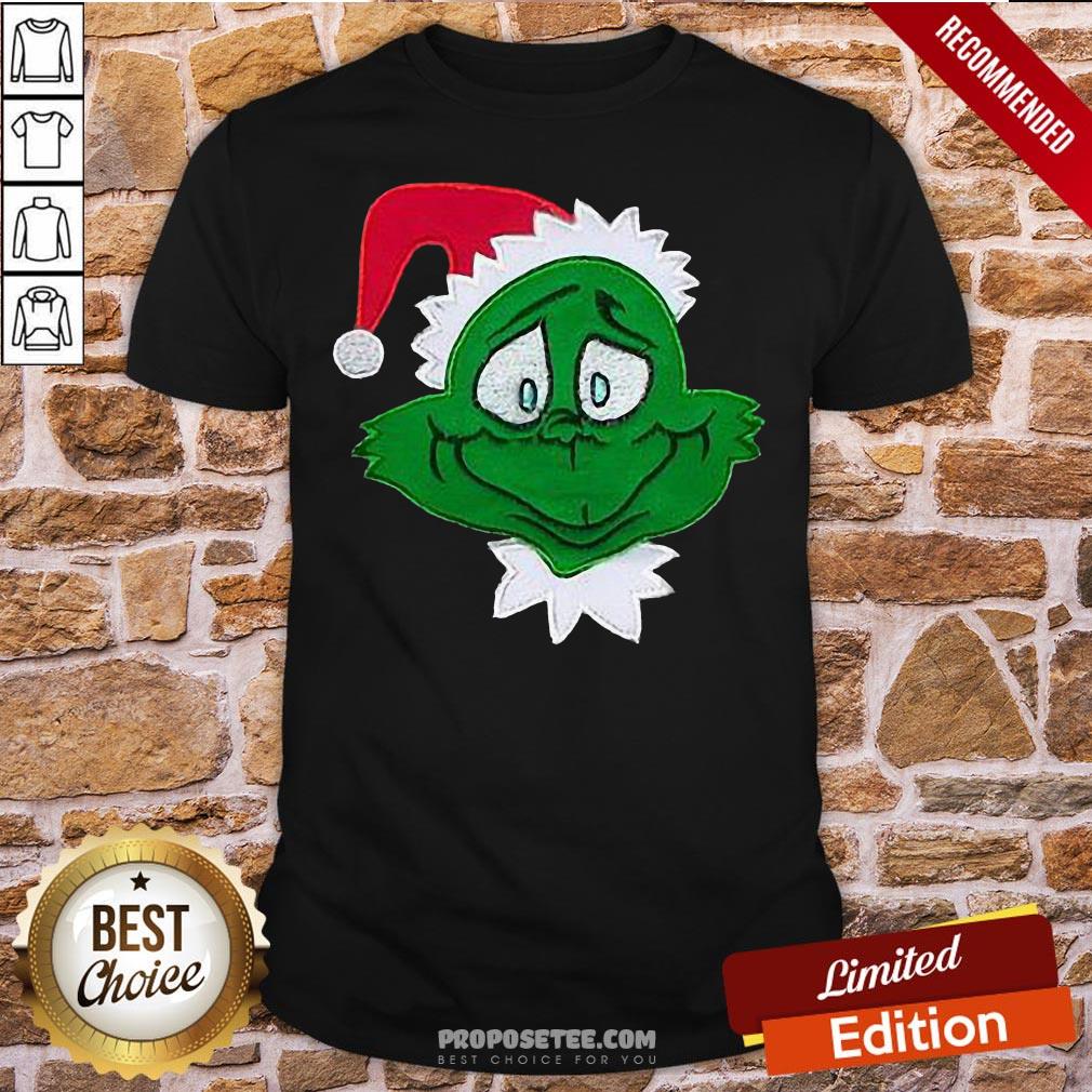 Premium The Grinch Santa Christmas Shirt- Design By Proposetees.com
