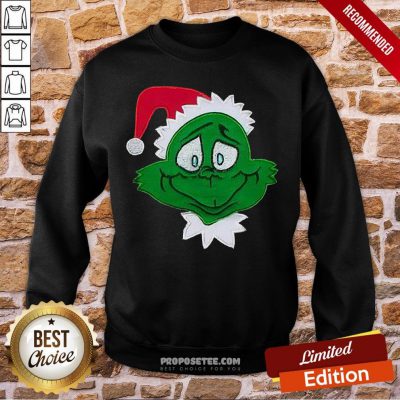 Premium The Grinch Santa Christmas Sweatshirt- Design By Proposetees.com