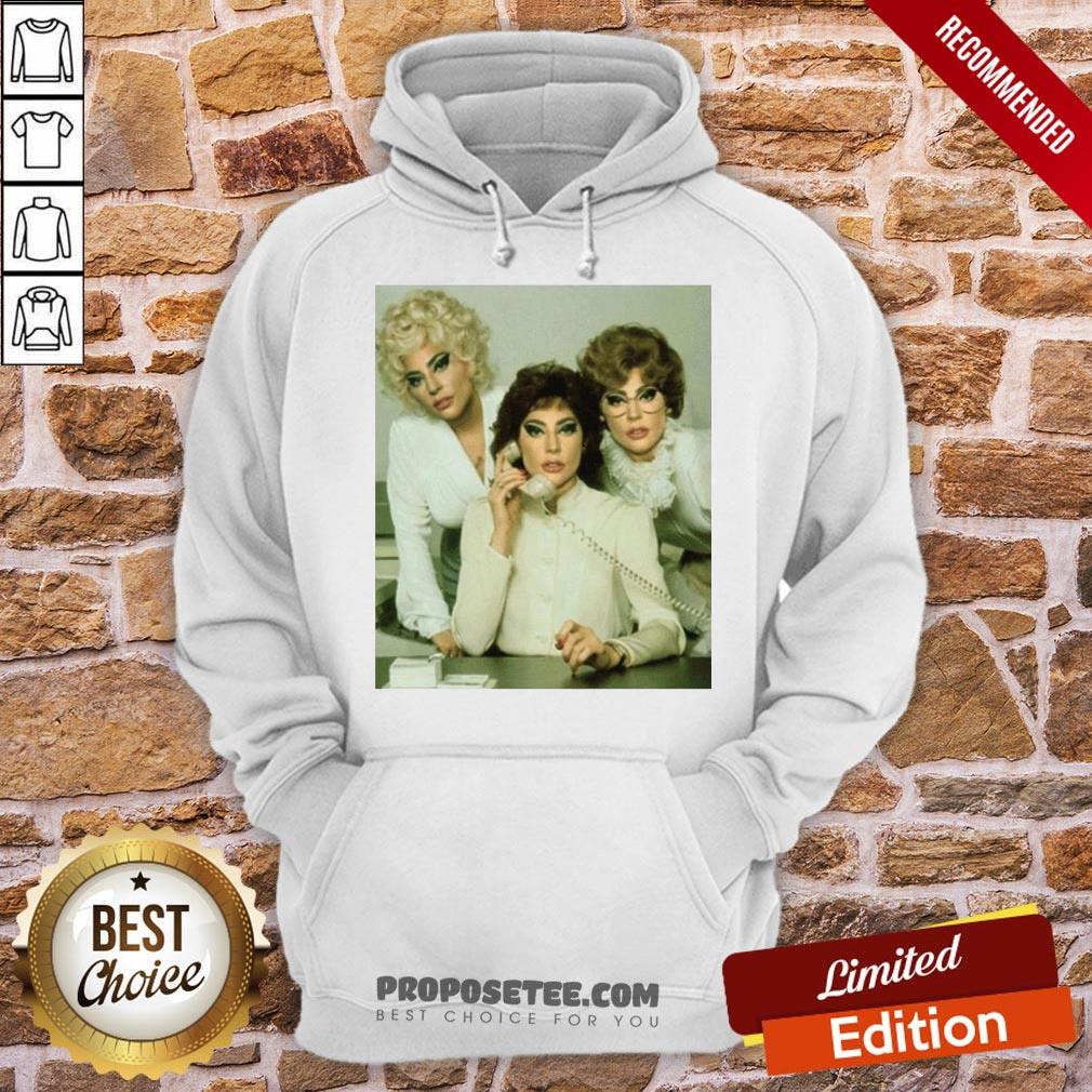 Pretty Gaga 9 To 5 Poster Hoodie-Design By Proposetees.com Pretty Gaga 9 To 5 Poster Hoodie-Design By Proposetees.com