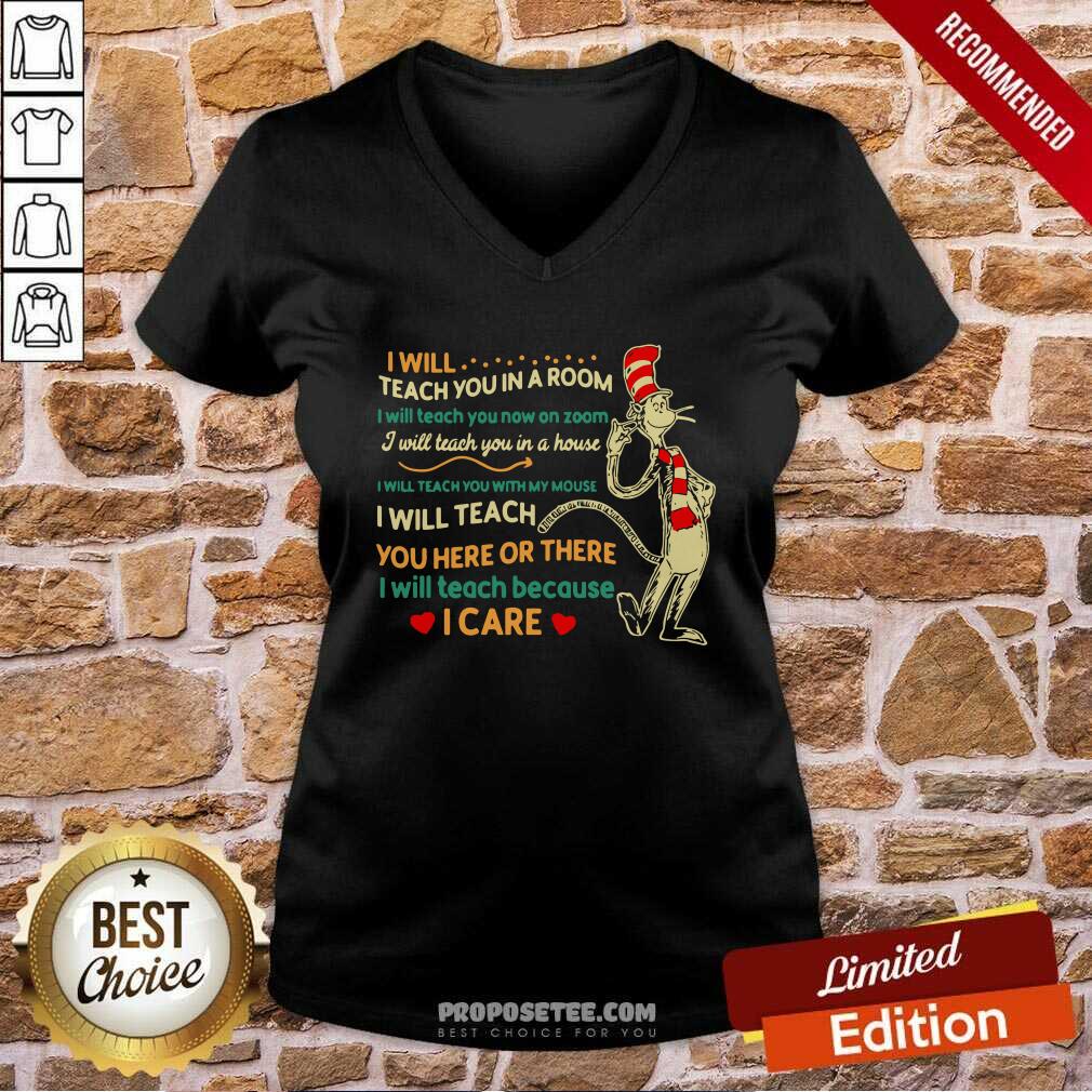 I Will Teach You In A Room I Will Teach You Now On Zoom I Will Teach You In Your House Heart Dr Seuss V-neck-Design By Proposetees.com I Will Teach You In A Room I Will Teach You Now On Zoom I Will Teach You In Your House Heart Dr Seuss V-neck-Design By Proposetees.com