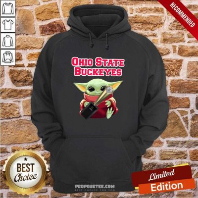Baby Yoda Ohio State Buckeyes Hoodie