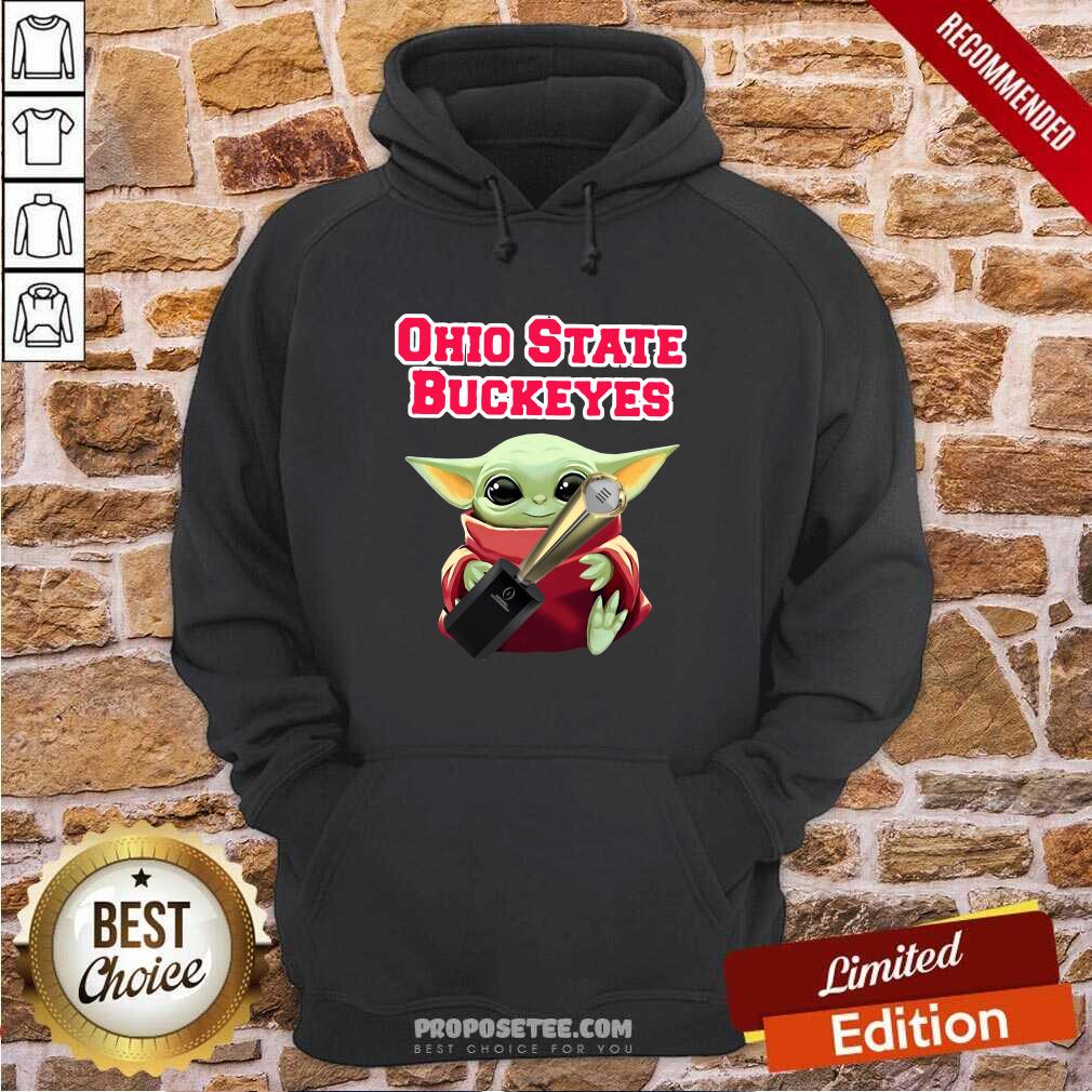 Baby Yoda Ohio State Buckeyes Hoodie Baby Yoda Ohio State Buckeyes Hoodie