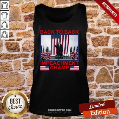 Back To Back Impeachment Champ America Tank-Top