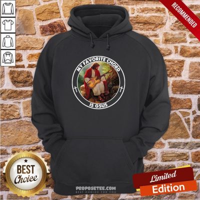 Jesus Playing Guitar My Favorite Chord Is Gsus Hoodie