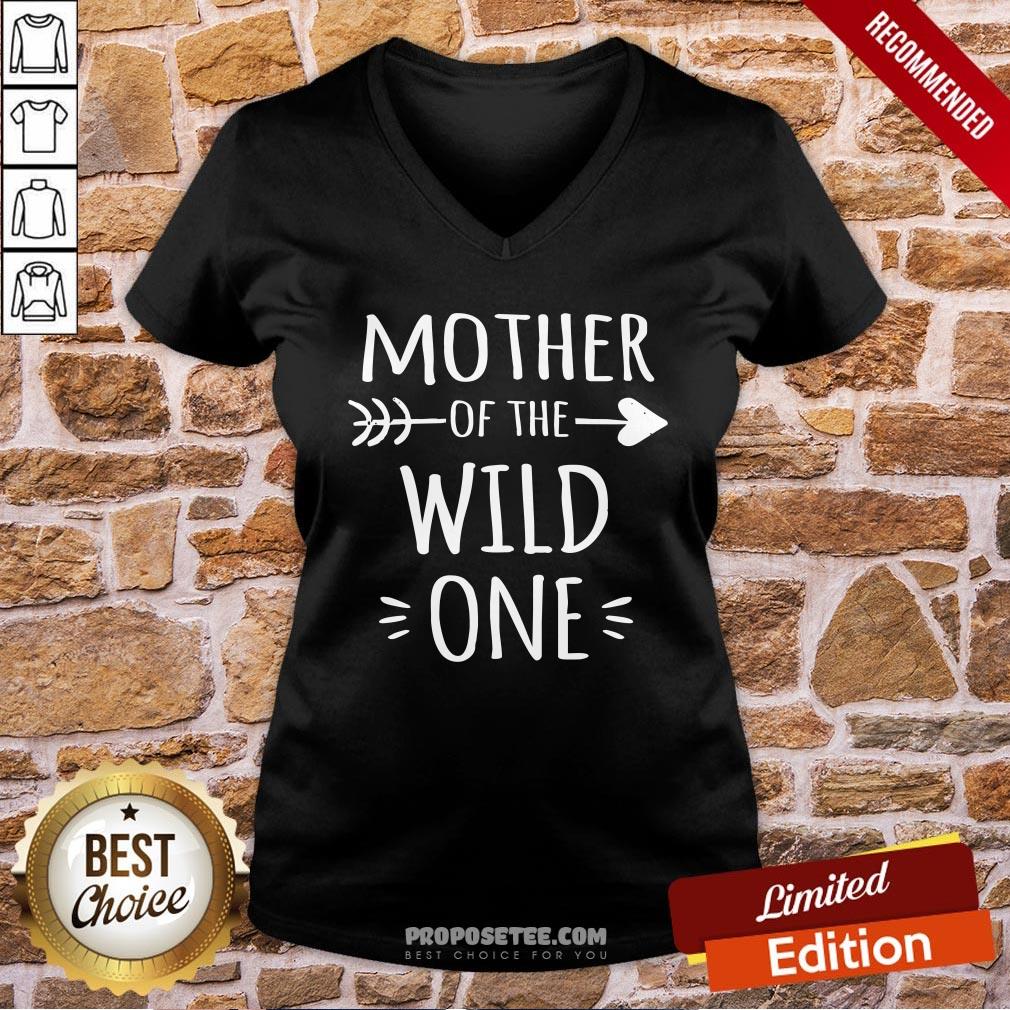 Mother Of The Wild One V-neck Mother Of The Wild One V-neck