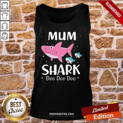 Mum Shark Doo Doo Doo Tank-Top