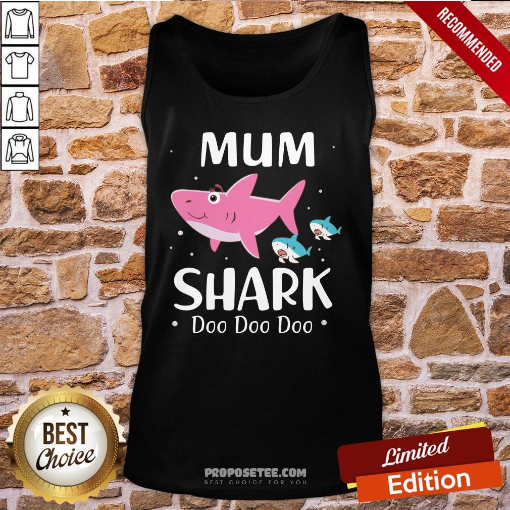 Mum Shark Doo Doo Doo Tank-Top Mum Shark Doo Doo Doo Tank-Top