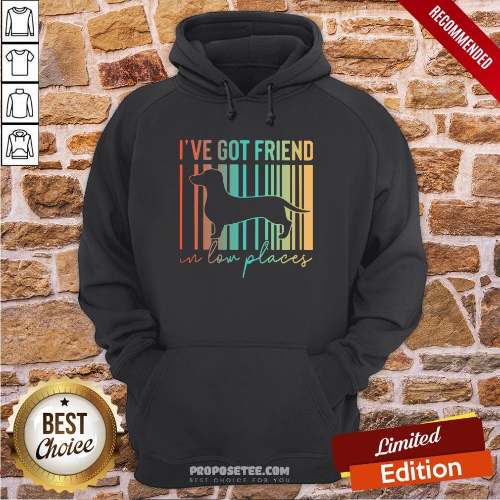 Dachshund I’ve Got Friend In Low Places Hoodie Dachshund I’ve Got Friend In Low Places Hoodie