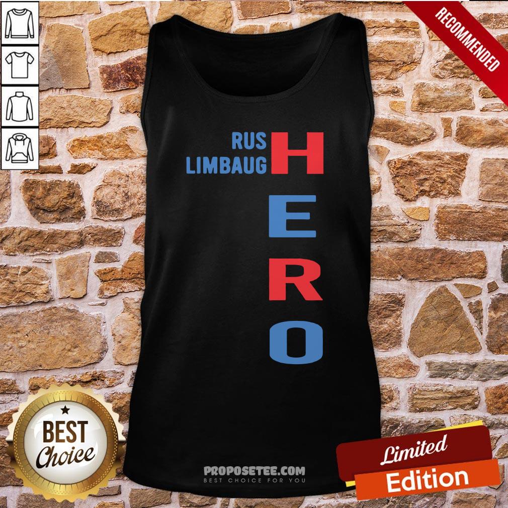 Rip Rush Limbaugh Hero 2021 Tank-Top Rip Rush Limbaugh Hero 2021 Tank-Top