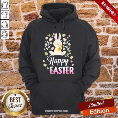 Cute Rabbit Happy Easter 2021 Hoodie